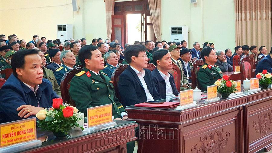 Thanh Liêm gặp mặt kỷ niệm 80 năm Ngày thành lập Quân đội nhân dân Việt Nam