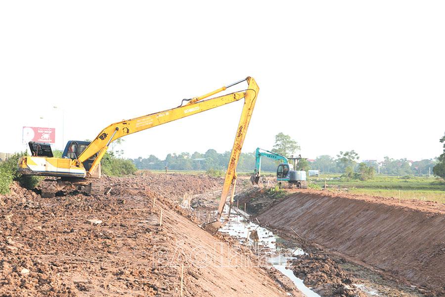 Đẩy mạnh thực hiện kế hoạch làm thủy lợi nội đồng