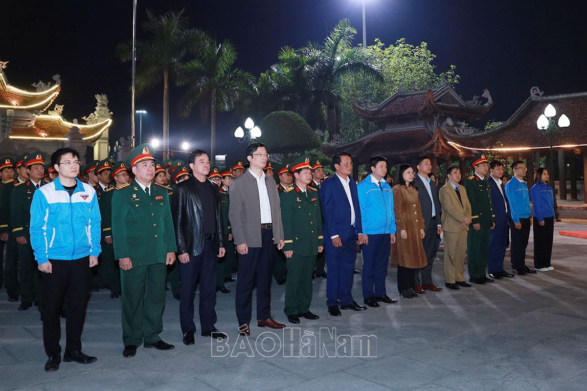 Tuổi trẻ Hà Nam thắp nến tri ân các Anh hùng liệt sỹ