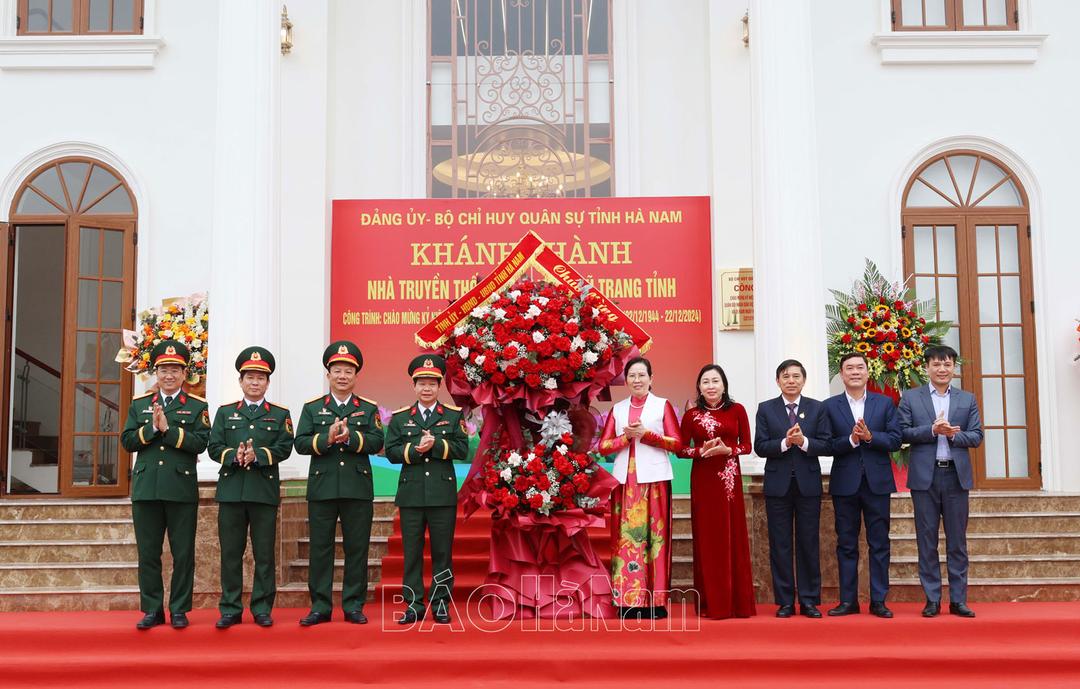 Khánh thành Nhà truyền thống lực lượng vũ trang tỉnh