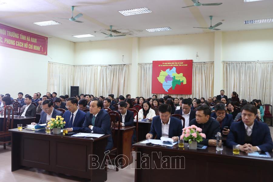 Sở Tài nguyên và Môi trường hoàn thành 134/158 nhiệm vụ năm 2024