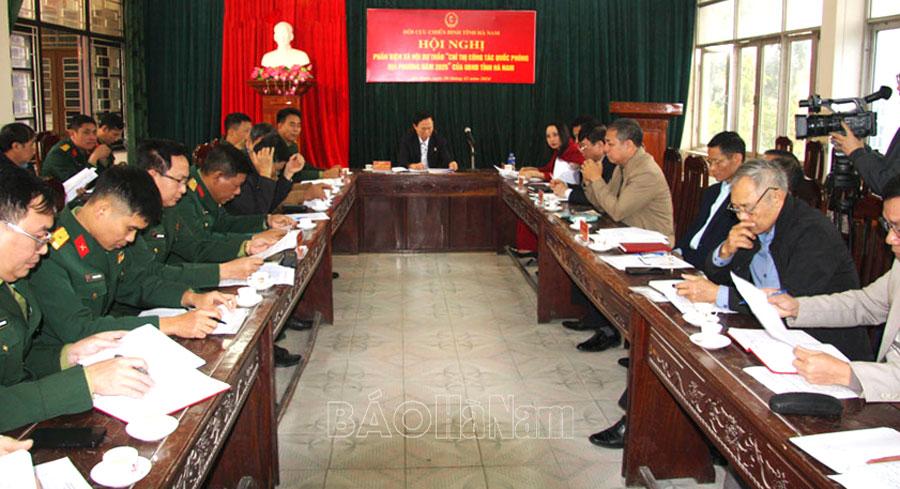 Hội Cựu chiến binh tỉnh tổ chức hội nghị phản biện xã hội