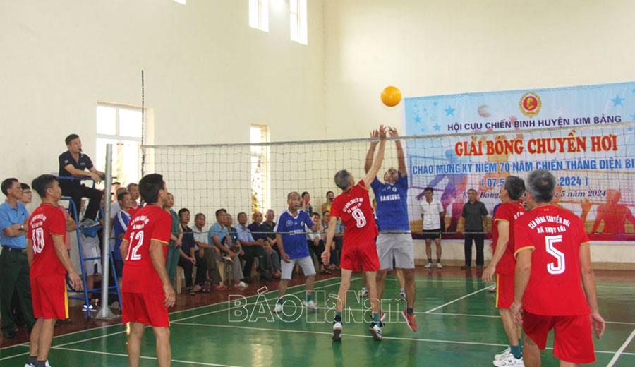 Hội viên cựu chiến binh tích cực tham gia phong trào thể dục thể thao