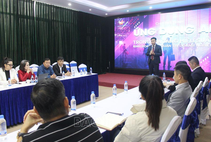 Đào tạo “Ứng dụng AI trong gia tăng hiệu suất kinh doanh và quản trị doanh nghiệp”