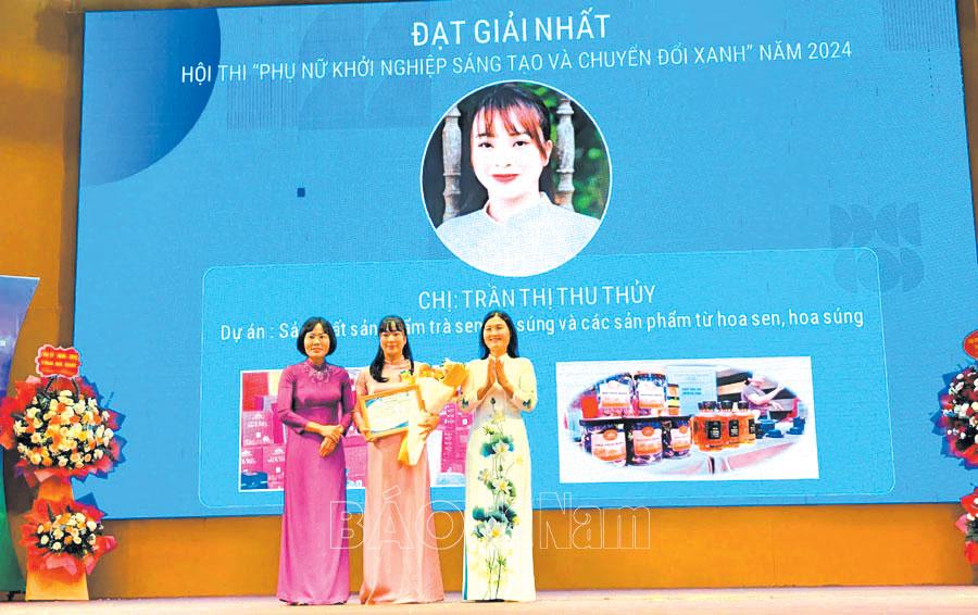 Quan tâm hỗ trợ phụ nữ khởi nghiệp