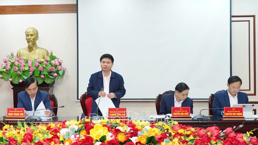 UBND tỉnh thảo luận các nội dung trình Kỳ họp tháng 1, HĐND tỉnh khóa XIX