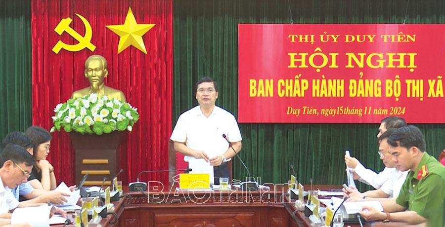 Duy Tiên bảo đảm sẵn sàng cho đại hội đảng bộ các cấp