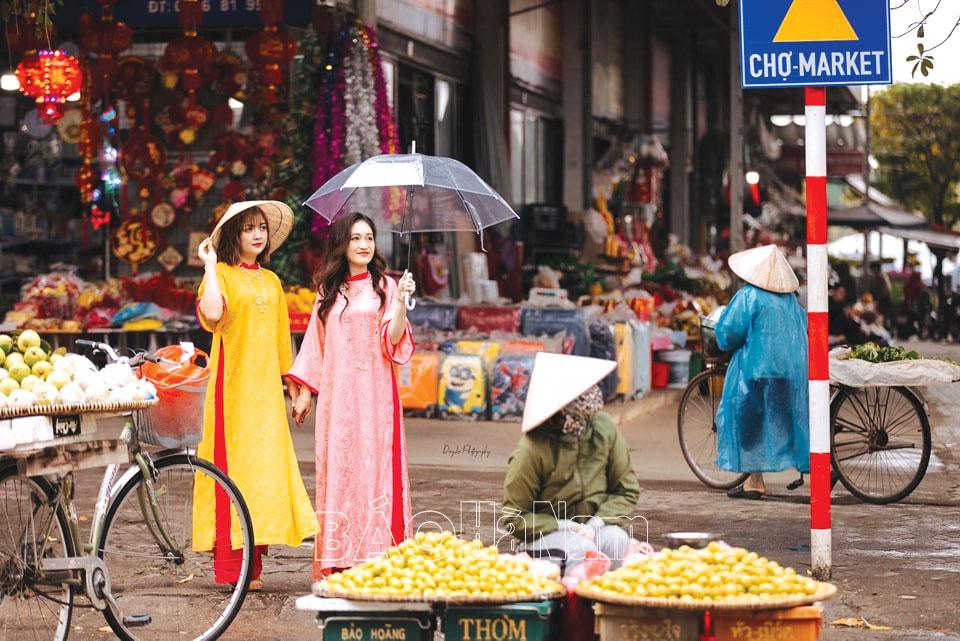 Xu hướng “check in" sớm không gian Tết cổ truyền