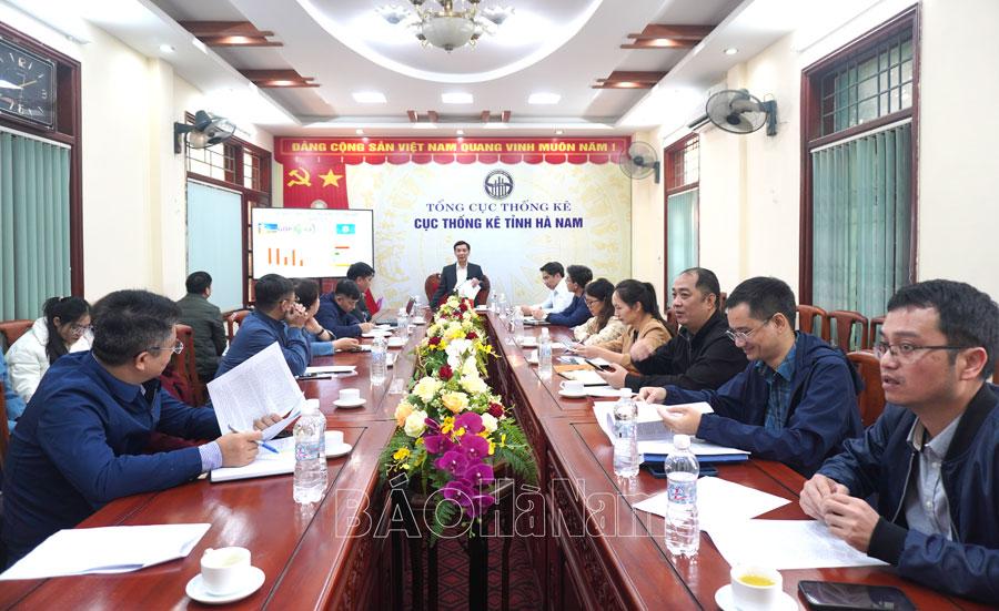 Cục Thống kê tỉnh họp báo thông tin về tình hình phát triển kinh tế - xã hội