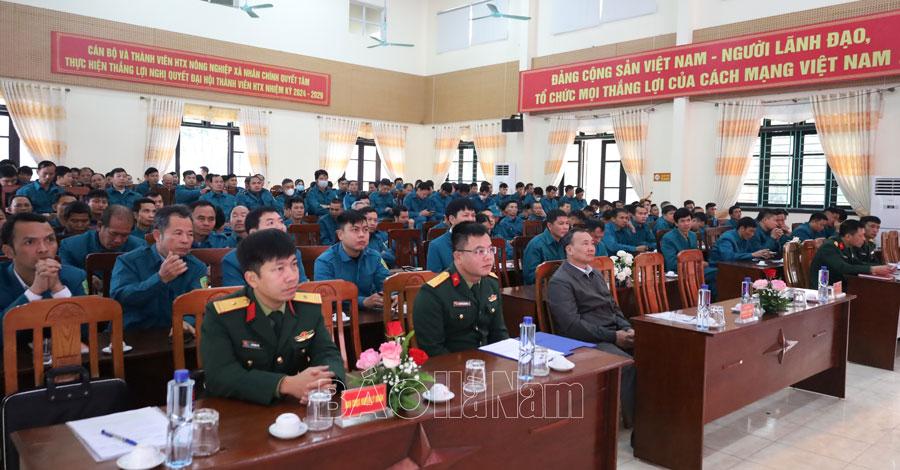 Ban Chỉ huy quân sự huyện Lý Nhân tập huấn cán bộ dân quân tự vệ năm 2025