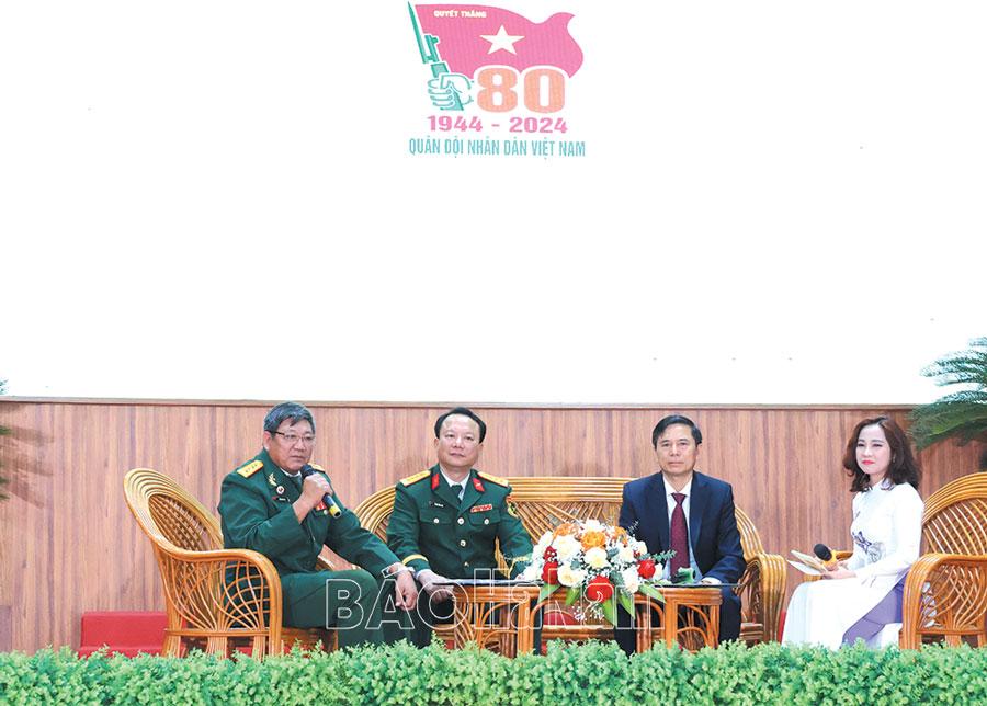 Tôn vinh hình ảnh người lính “Bộ đội Cụ Hồ” qua các cuộc tọa đàm “Quân đội anh hùng, quốc phòng vững mạnh”