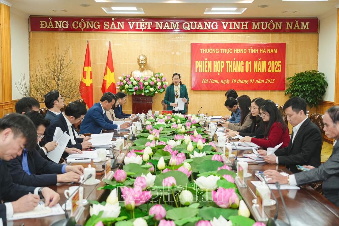 Thường trực HĐND tỉnh tổ chức phiên họp thường kỳ tháng 1