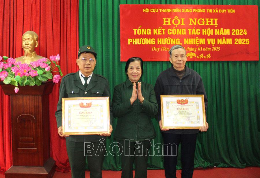 Hội Cựu Thanh niên xung phong thị xã Duy Tiên triển khai nhiệm vụ năm 2025