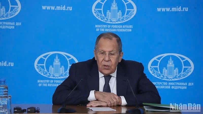 Họp báo thường niên của Bộ trưởng Ngoại giao Nga Sergey Lavrov