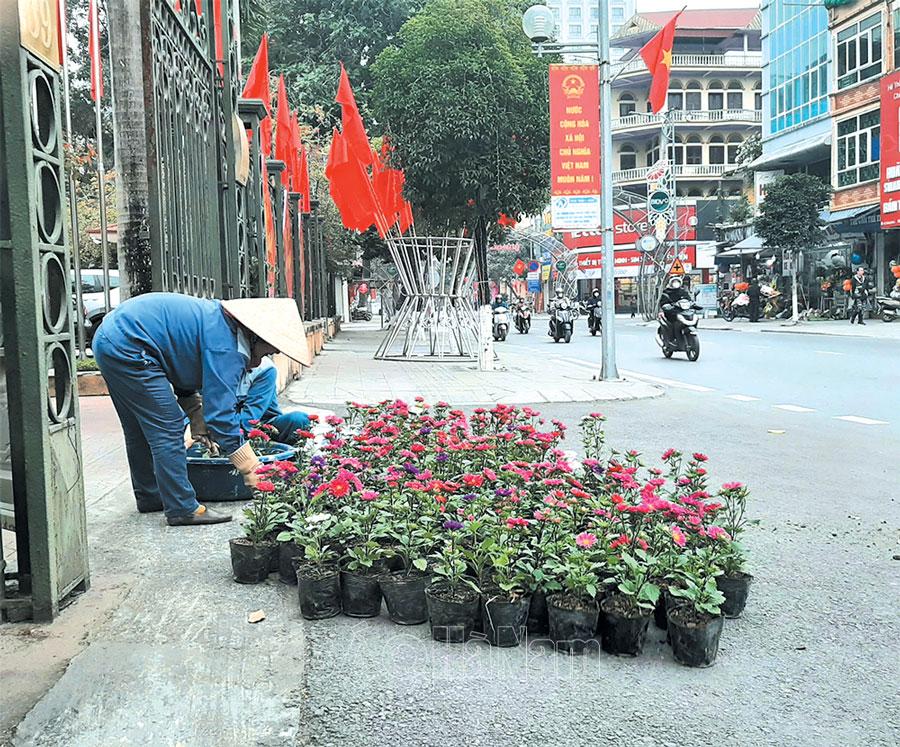 Tăng cường chỉnh trang, quản lý trật tự đô thị chuẩn bị đón Tết