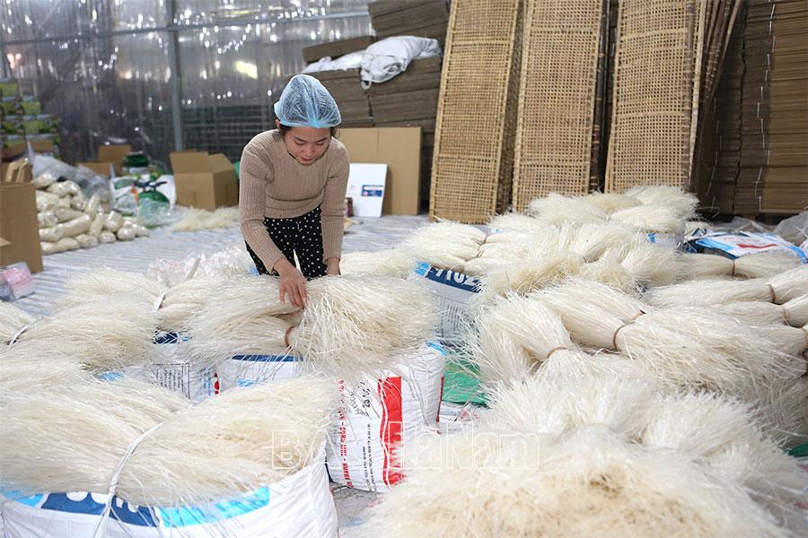 Phát triển ngành nghề chế biến nông sản ở Công Lý