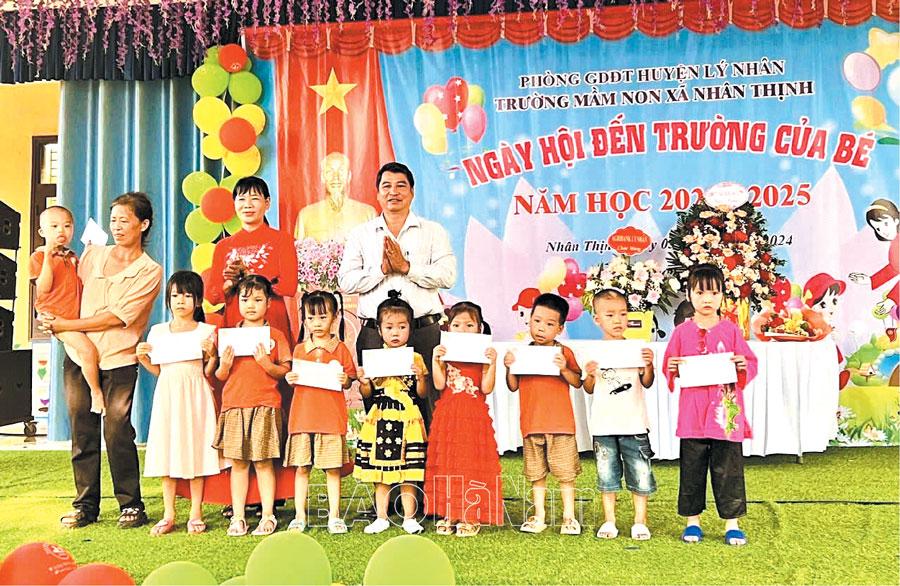 Nhân Thịnh đẩy mạnh phong trào khuyến học, khuyến tài