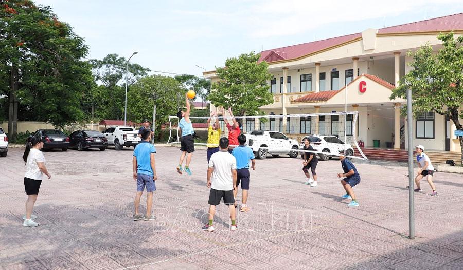 Lan tỏa phong trào thể thao trong lực lượng Công an tỉnh