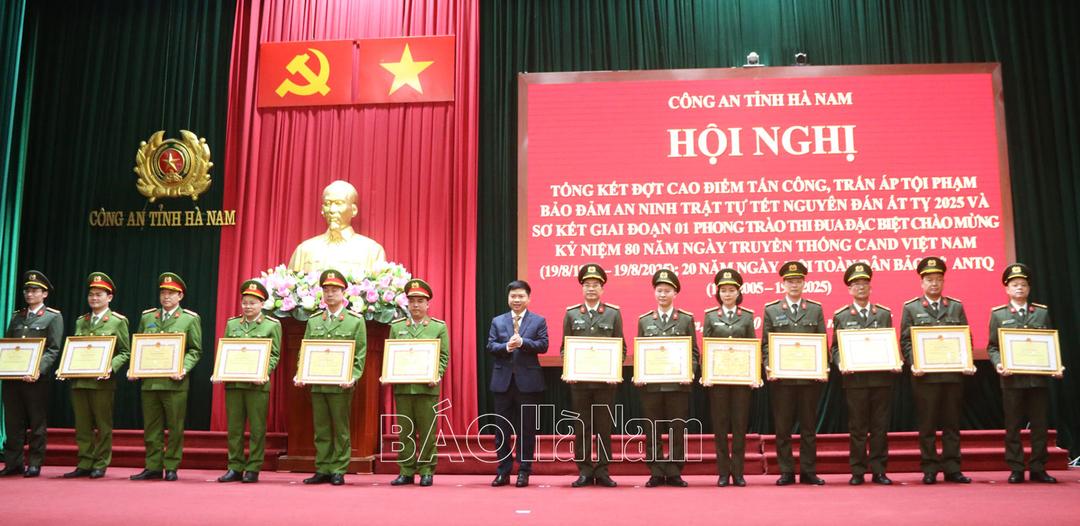 Tổng kết đợt cao điểm tấn công, trấn áp tội phạm, bảo đảm ANTT, bảo vệ Tết Nguyên đán Ất Tỵ 2025