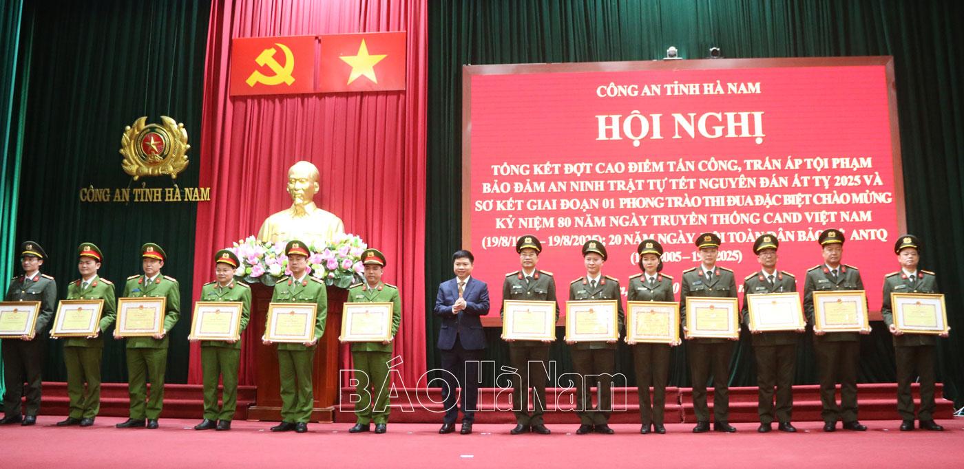 Tổng kết đợt cao điểm tấn công, trấn áp tội phạm, bảo đảm ANTT, bảo vệ Tết Nguyên đán Ất Tỵ 2025