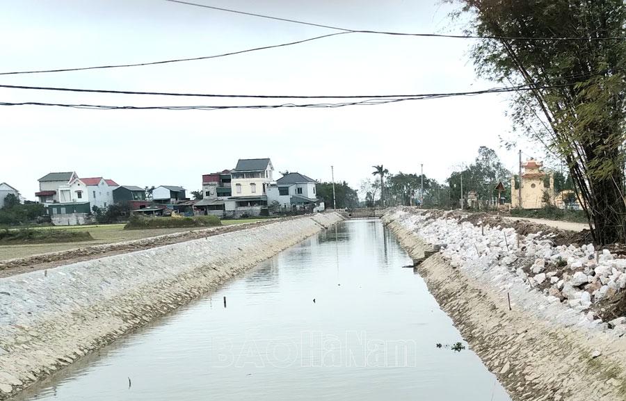 Thanh Liêm tập trung hoàn thiện hệ thống kết cấu hạ tầng thủy lợi