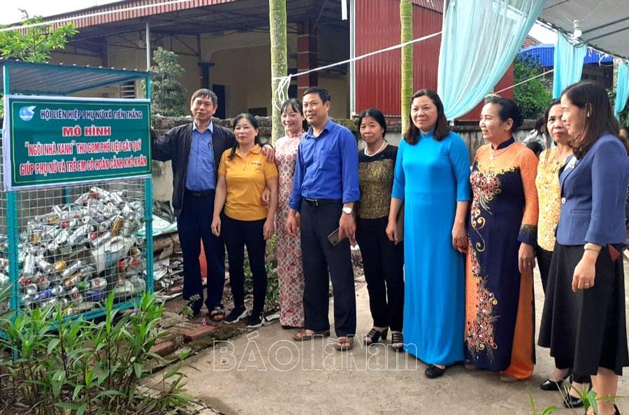 Nhiều việc làm thiết thực theo gương Bác của hội viên phụ nữ xã Tiến Thắng