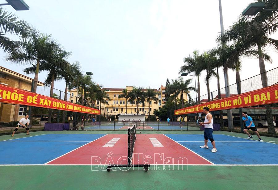 Kim Bảng đẩy mạnh phát triển môn thể thao pickleball