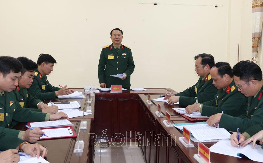 Bảo đảm chất lượng, hiệu quả công tác Đảng, công tác chính trị trong LLVT tỉnh