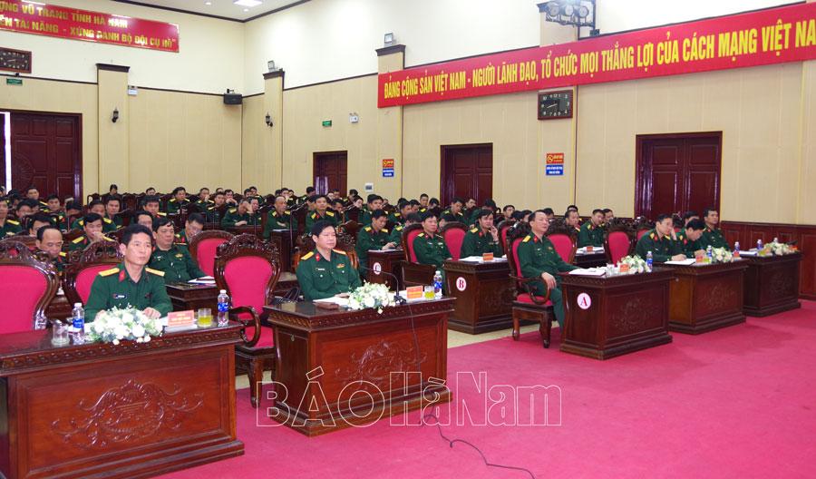 Bộ CHQS tỉnh rút kinh nghiệm nhiệm vụ huấn luyện, xây dựng chính quy, quản lý kỷ luật