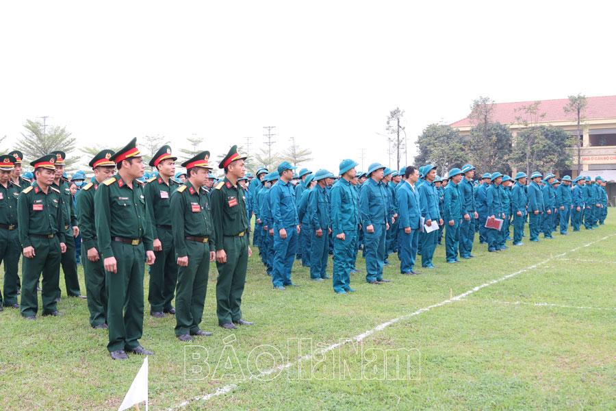 Ban CHQS thị xã Duy Tiên tổ chức hội thao kết thúc huấn luyện dân quân tự vệ năm 2025