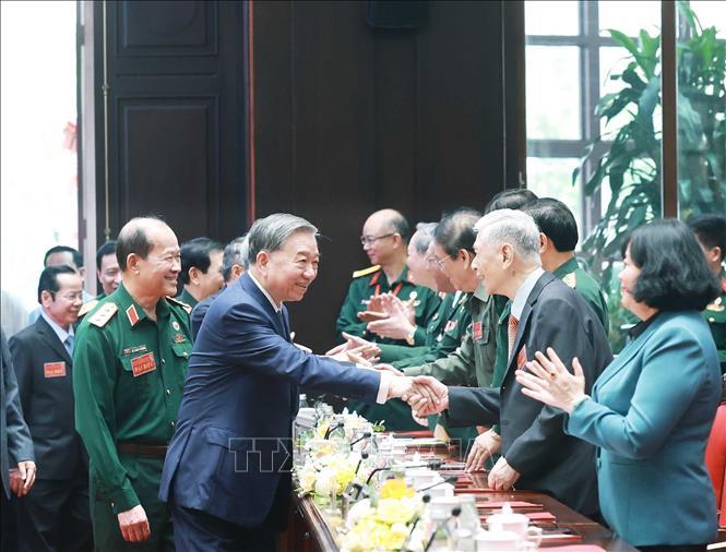 Tổng Bí thư Tô Lâm: Cựu chiến binh, cựu thanh niên xung phong, dân quân tự vệ luôn giữ vững ngọn lửa cách mạng