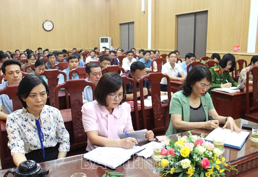 Phủ Lý tập huấn nghiệp vụ về công tác xử lý vi phạm hành chính