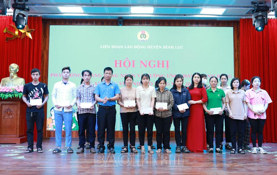 Liên đoàn Lao động huyện Bình Lục phát động Tháng Công nhân năm 2025