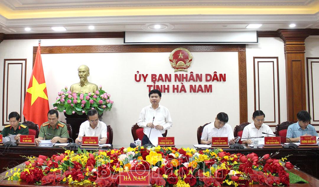 UBND tỉnh thảo luận các nội dung trình Kỳ họp chuyên đề HĐND tỉnh