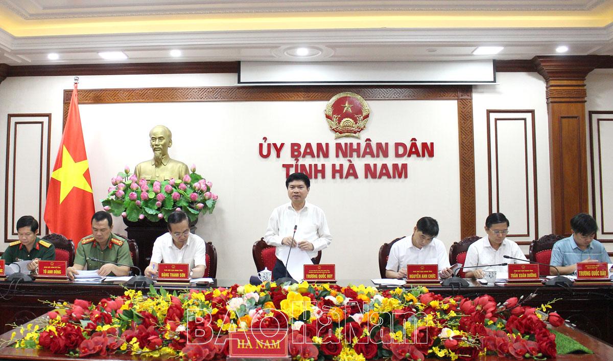 UBND tỉnh thảo luận các nội dung trình Kỳ họp chuyên đề HĐND tỉnh