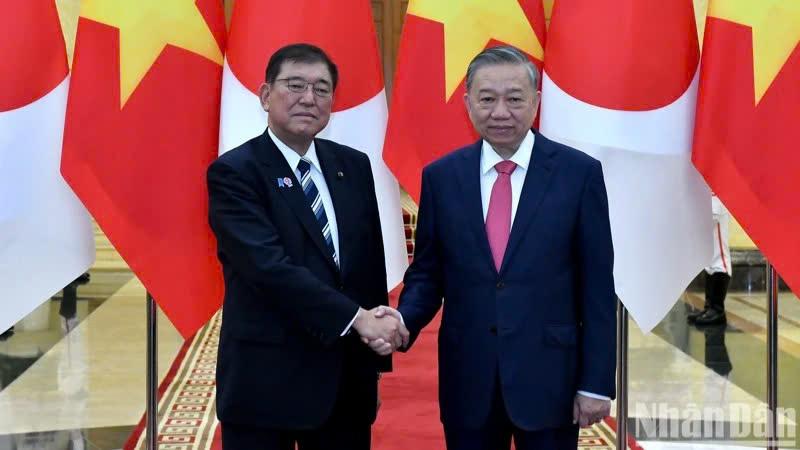 Tổng Bí thư Tô Lâm hội kiến Thủ tướng Nhật Bản