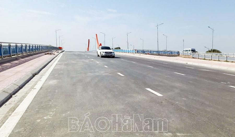 Đưa vào vận hành, khai thác đơn nguyên II cầu Liêm Chính