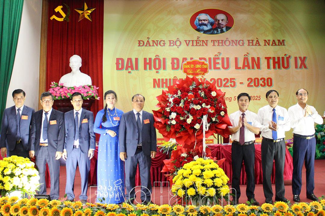 Đại hội Đại biểu Đảng bộ Viễn thông Hà Nam lần thứ IX, nhiệm kỳ 2025-2030