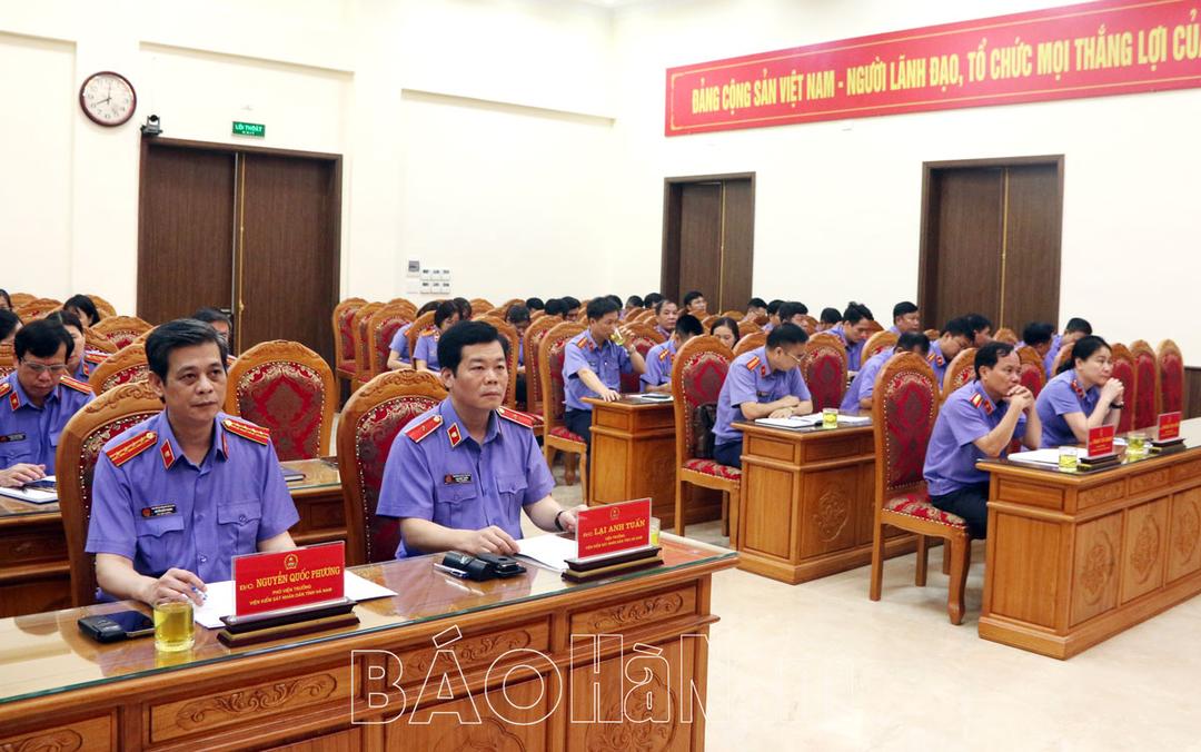 Viện Kiểm sát nhân dân tỉnh triển khai nhiệm vụ 6 tháng cuối năm 2025