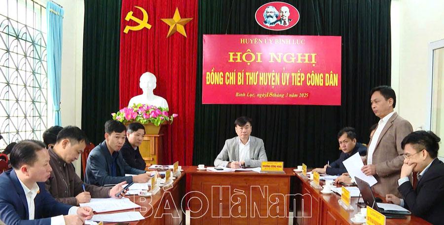 Bình Lục phát huy vai trò của MTTQ trong giám sát và tham gia phối hợp giải quyết khiếu nại, tố cáo