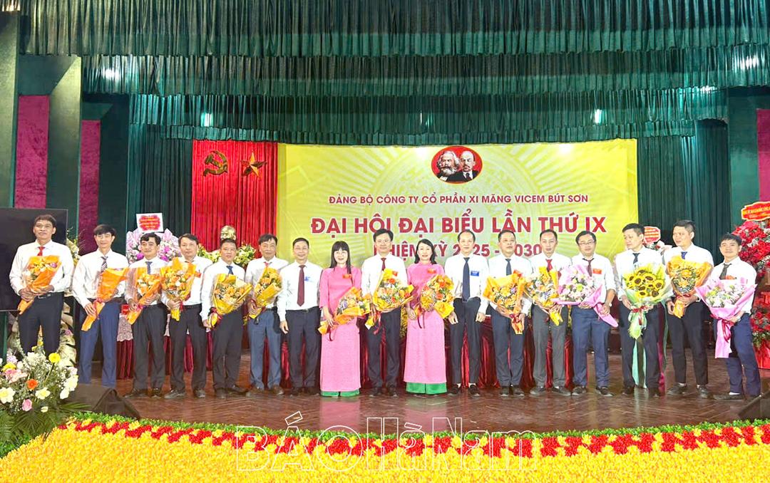 Đại hội đại biểu Đảng bộ Công ty cổ phần xi măng Vicem Bút Sơn nhiệm kỳ 2025-2030