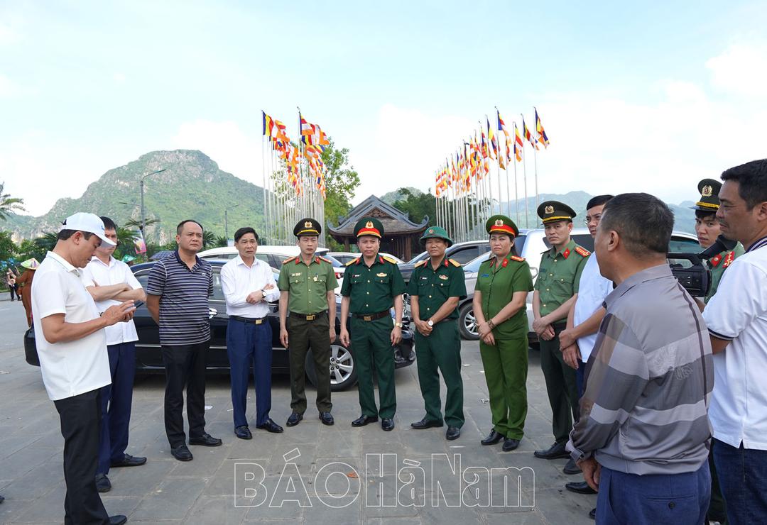 Kiểm tra công tác chuẩn bị chương trình nghệ thuật “Hào quang Tam Chúc”