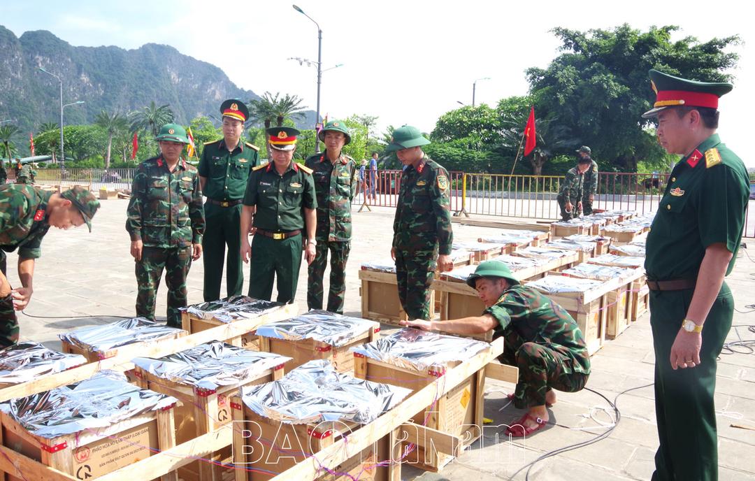 Bộ CHQS tỉnh phối hợp tổ chức tốt hoạt động bắn pháo hoa Tuần Văn hóa, Du lịch Hà Nam năm 2025