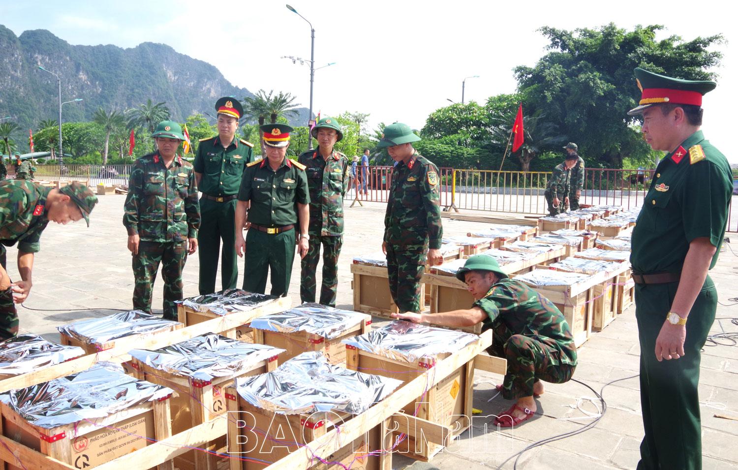 Bộ CHQS tỉnh phối hợp tổ chức tốt hoạt động bắn pháo hoa Tuần Văn hóa, Du lịch Hà Nam năm 2025