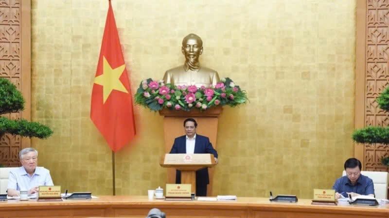 Thủ tướng Phạm Minh Chính chủ trì phiên họp Chính phủ chuyên đề xây dựng pháp luật tháng 5/2025