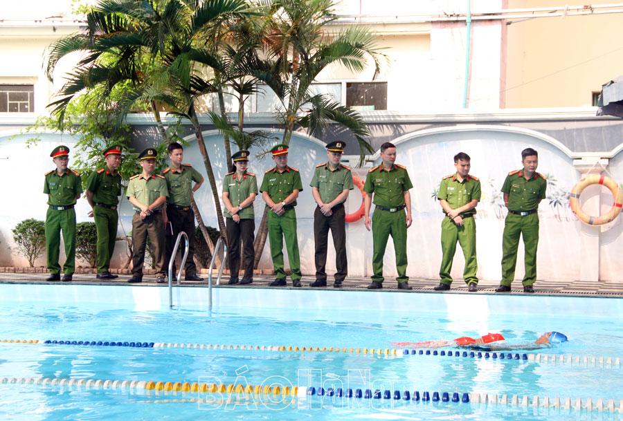 Công an Hà Nam nỗ lực luyện tập cho Hội thi thể thao nghiệp vụ chữa cháy và cứu nạn, cứu hộ toàn quốc