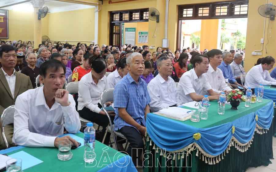 Kỷ niệm 30 năm thành lập Hội Chữ thập đỏ khu vực chùa Long Đọi Sơn