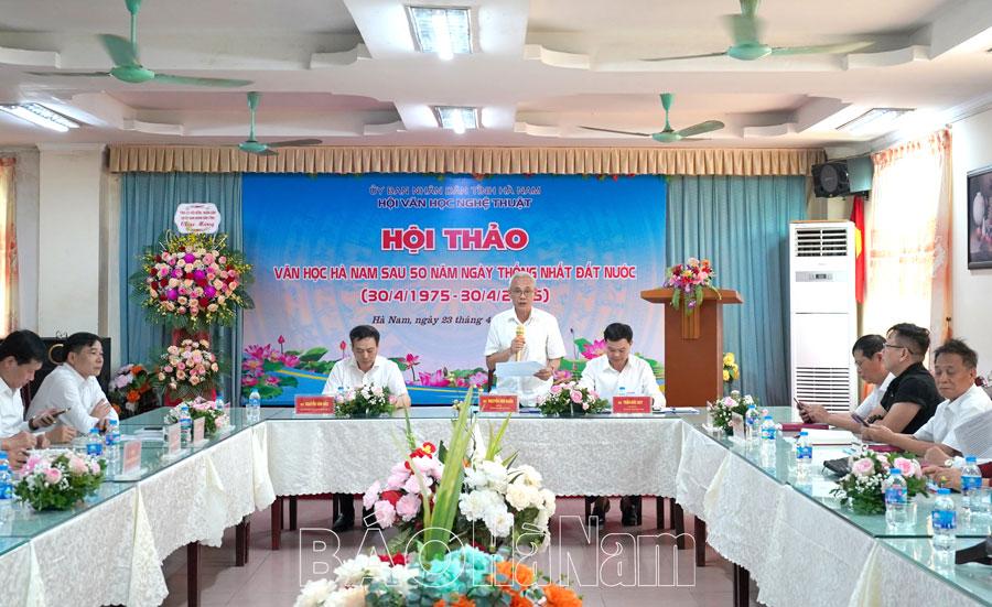 Từ một hội thảo văn học, nghĩ đến công tác lý luận, phê bình văn học nghệ thuật ở Hà Nam