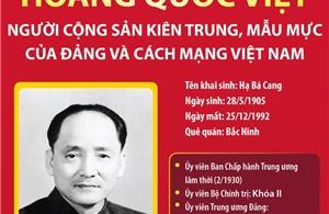 Đồng chí Hoàng Quốc Việt - Người cộng sản kiên trung, mẫu mực của Đảng và cách mạng Việt Nam