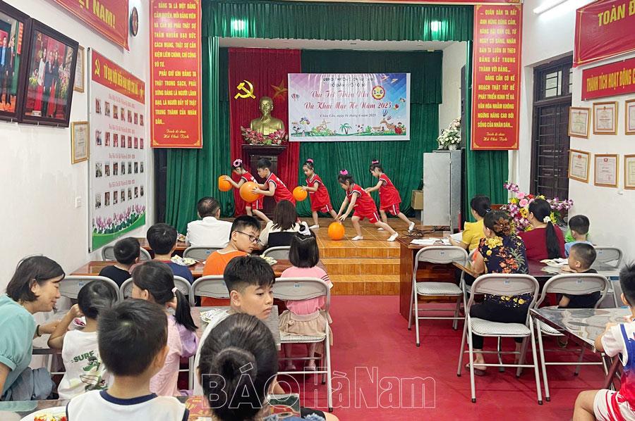 Tổ dân phố 8D phường Châu Cầu tổ chức vui Tết thiếu nhi 1/6 và khai mạc hè 2025